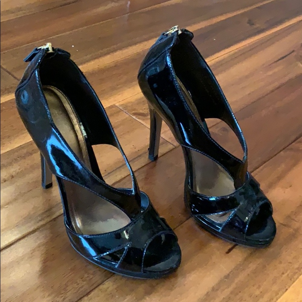 Topshop patent leather heels size 7